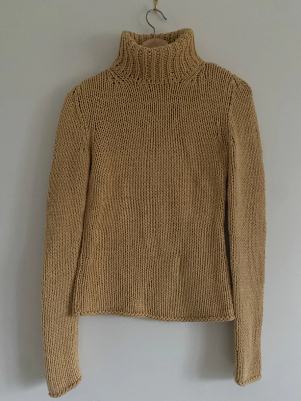 Authentic Céline Cotton Silk Knit Sweater Sunfaded Wheat | S - Picture 8 of 12